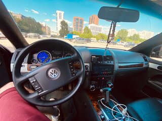 2007 Volkswagen Touareg I Рестайлинг, чёрный, 1200000 рублей, вид 5