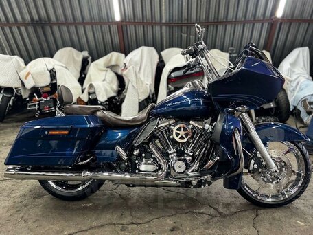 2013 Harley-Davidson Road Glide, синий, 1320000 рублей, вид 3
