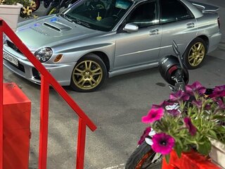 2002 Subaru Impreza WRX II, серебристый, 1100000 рублей, вид 3