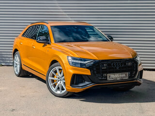 2018 Audi Q8 55 TFSI I (4M), оранжевый, 5150000 рублей, вид 3