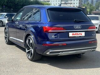 2022 Audi Q7 45 TDI II (4M) Рестайлинг, синий, 6190000 рублей, вид 5
