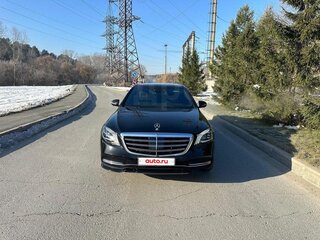 2019 Mercedes-Benz S-Класс 560 VI (W222, C217) Рестайлинг, чёрный, 6800000 рублей, вид 3