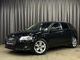2009 Audi A3 II (8P) Рестайлинг 2, чёрный, 649777 рублей, вид 1