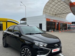 2021 Lada (ВАЗ) Vesta I, чёрный, 990000 рублей, вид 1