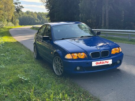 1999 BMW 3 серии 318i IV (E46), синий, 410000 рублей, вид 1