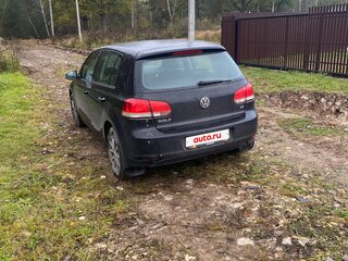 2009 Volkswagen Golf VI, чёрный, 700000 рублей, вид 4