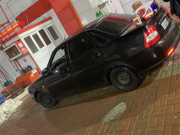 2012 Lada (ВАЗ) Priora I, чёрный, 320000 рублей - вид 5