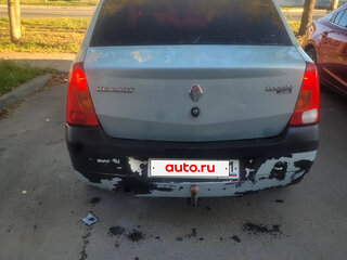 2009 Renault Logan I, серый, 160000 рублей, вид 4