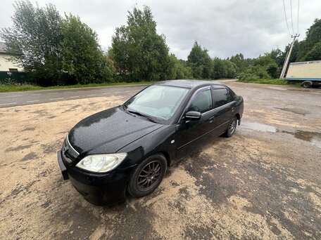 2004 Honda Civic VII Рестайлинг, чёрный, 385000 рублей, вид 5