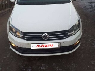 2018 Volkswagen Polo V Рестайлинг, белый, 578000 рублей, вид 1