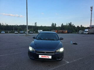 2008 Mitsubishi Lancer X, синий, 400000 рублей, вид 5