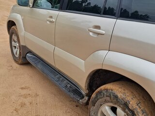 2005 Toyota Land Cruiser Prado 5-speed 120 Series, бежевый, 1300000 рублей, вид 5