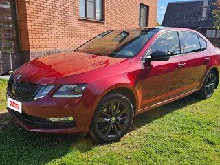 2017 Skoda Octavia III (A7) Рестайлинг, пурпурный, 1590000 рублей, вид 2