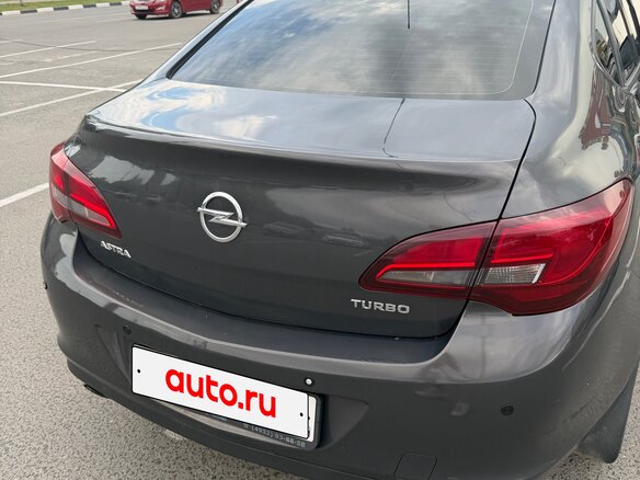 2013 Opel Astra J Рестайлинг, серый - вид 4