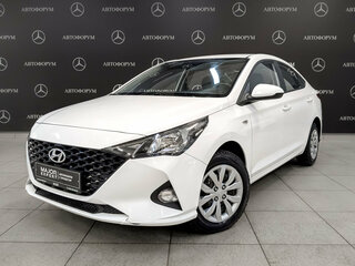 2022 Hyundai Solaris II Рестайлинг, белый, 1625000 рублей, вид 1