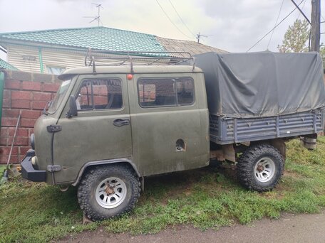 2009 УАЗ 3909, зелёный, 800000 рублей, вид 1