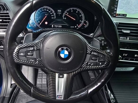 2018 BMW X3 30d xDrive III (G01), синий, 3450000 рублей - вид 9