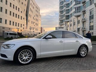 2014 Audi A6 IV (C7), белый, 1600000 рублей, вид 3