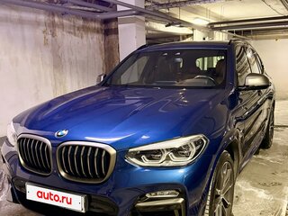 2019 BMW X3 M40d III (G01), синий, 6025000 рублей, вид 1