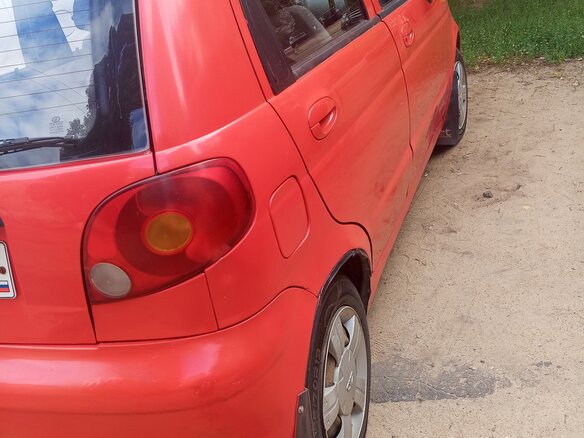 2005 Daewoo Matiz I Рестайлинг, красный, 155000 рублей - вид 5