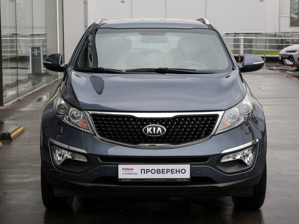 2014 Kia Sportage III Рестайлинг, синий - вид 1