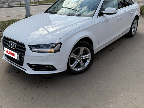 2012 Audi A4 IV (B8) Рестайлинг, белый, 2150000 рублей