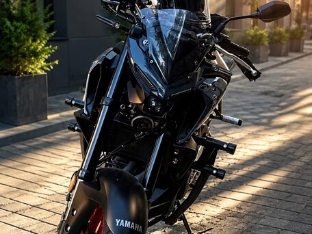 2021 Yamaha MT-03, серый, 630000 рублей, вид 1