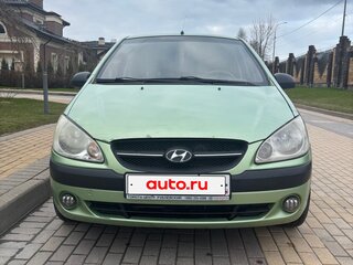 2008 Hyundai Getz I Рестайлинг, зелёный, 395000 рублей, вид 1