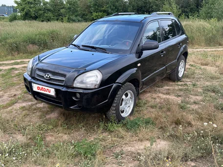 2006 Hyundai Tucson I, чёрный, 480000 рублей, вид 2