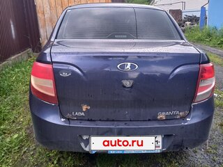2013 Lada (ВАЗ) Granta I, синий, 270000 рублей, вид 4