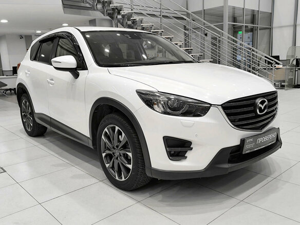 2015 Mazda CX-5 I Рестайлинг, белый, 2300000 рублей - вид 2