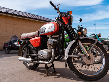1989 Jawa 350/638, оранжевый, 70000 рублей, вид 1