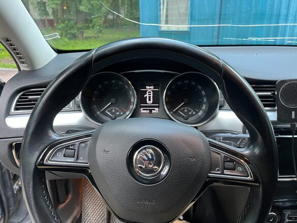2015 Skoda Superb II Рестайлинг, серый, 1395000 рублей - вид 12