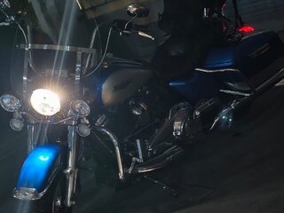 2018 Harley-Davidson Road King, синий, 2099999 рублей, вид 3
