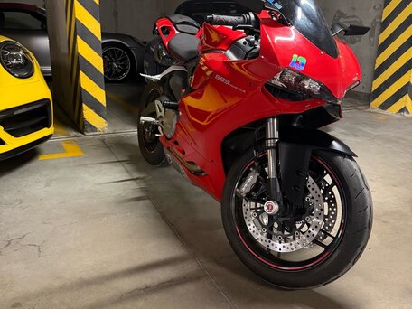 2013 Ducati 899 Panigale, красный, 1150000 рублей, вид 4