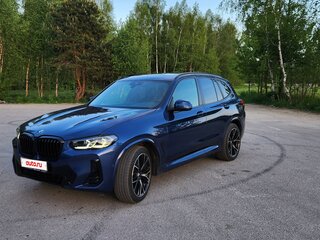 2022 BMW X3 30i xDrive III (G01) Рестайлинг, синий, 4450000 рублей, вид 1