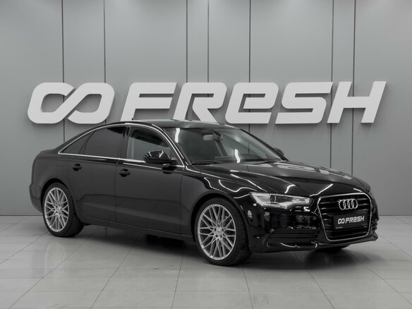 2014 Audi A6 IV (C7), чёрный