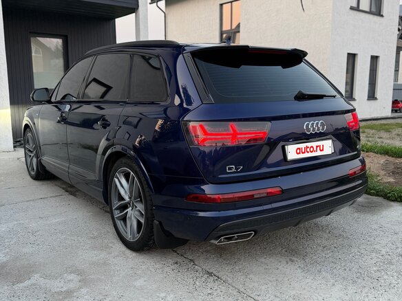 2019 Audi Q7 II (4M), синий, 4800000 рублей - вид 5