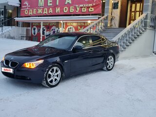 2004 BMW 5 серии 525i V (E60/E61), синий, 1100000 рублей, вид 4
