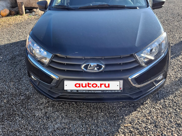 2021 Lada (ВАЗ) Granta I Рестайлинг, чёрный, 755000 рублей - вид 2