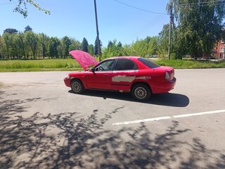 1997 Daewoo Nubira I, красный, 120000 рублей, вид 4