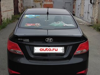 2016 Hyundai Solaris I Рестайлинг, чёрный, 840000 рублей, вид 3