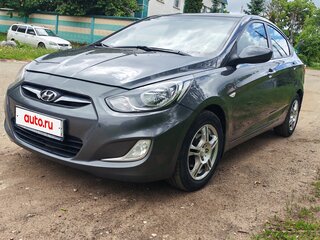 2012 Hyundai Solaris I, чёрный, 780000 рублей, вид 1