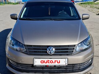 2015 Volkswagen Polo V Рестайлинг, бежевый, 1100000 рублей, вид 2