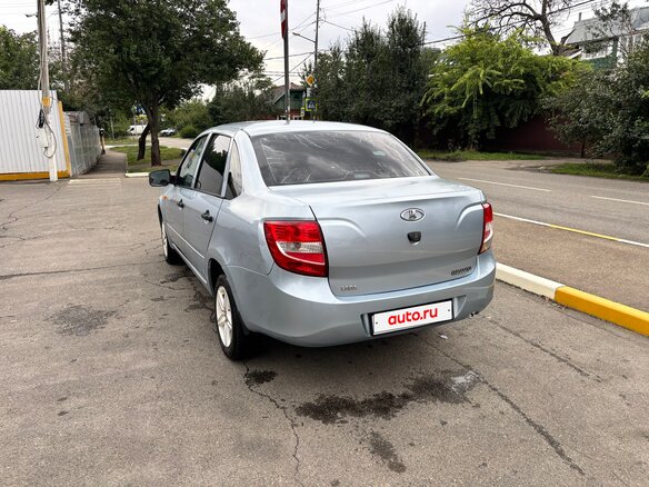 2012 Lada (ВАЗ) Granta I, голубой, 520000 рублей - вид 8