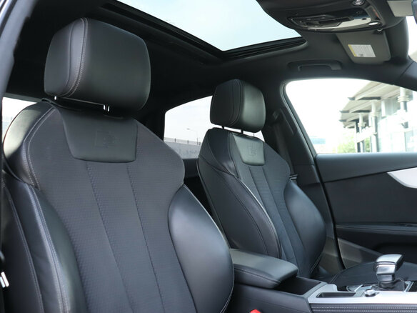 2023 Audi A4 45 TFSI V (B9) Рестайлинг, чёрный - вид 14