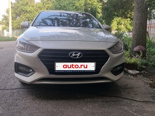 2018 Hyundai Solaris II, бежевый, 1200000 рублей, вид 2