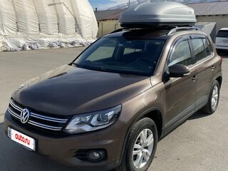 2014 Volkswagen Tiguan I Рестайлинг, коричневый, 1299000 рублей, вид 1