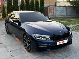 2018 BMW 5 серии 530i xDrive VII (G30/G31/G38), синий, 3299999 рублей, вид 3