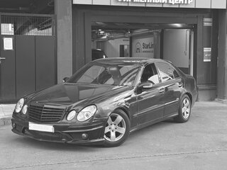 2002 Mercedes-Benz E-Класс 220 III (W211, S211), чёрный, 590000 рублей, вид 1
